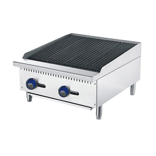 Cookrite 610MM CHAR ROCK BROILER W610 X D700 X H385 COOKRITE ATCB-24-NG