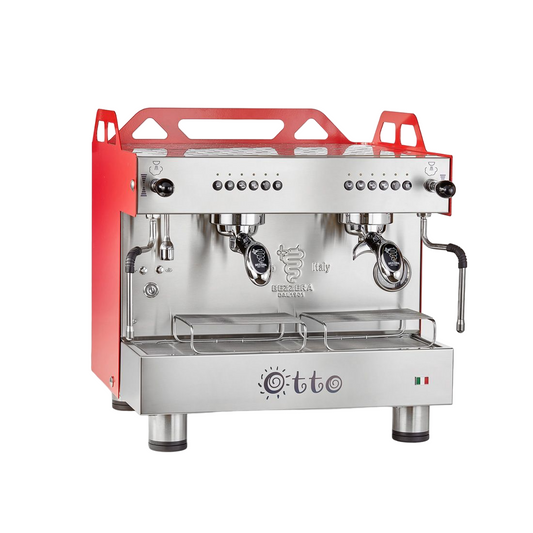 Bezzera Bezzera OTTO Red Compact 2 Group Espresso Machine BZOTTOCDE2IR1