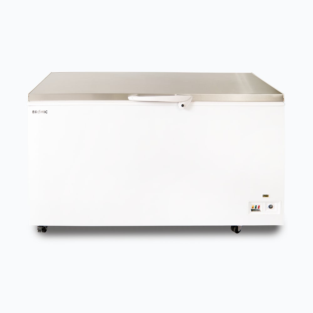 Bromic Storage Chest Freezer - 492L - Stainless Steel Top