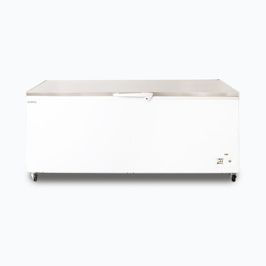 Bromic Storage Chest Freezer - 675L - Stainless Steel Top