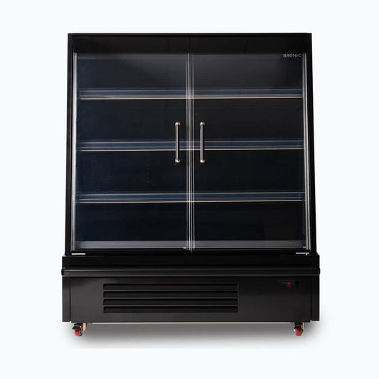 Bromic Semi Vertical Display Fridge - 1250mm - 2 Doors - Hinged