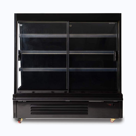 Bromic Semi Vertical Display Fridge - Gondola - 1580mm - 2 Doors - Sliding