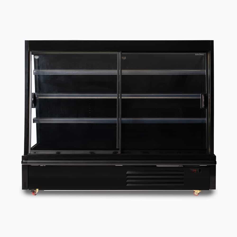Bromic Semi Vertical Display Fridge - 1875mm - 2 Doors - Sliding