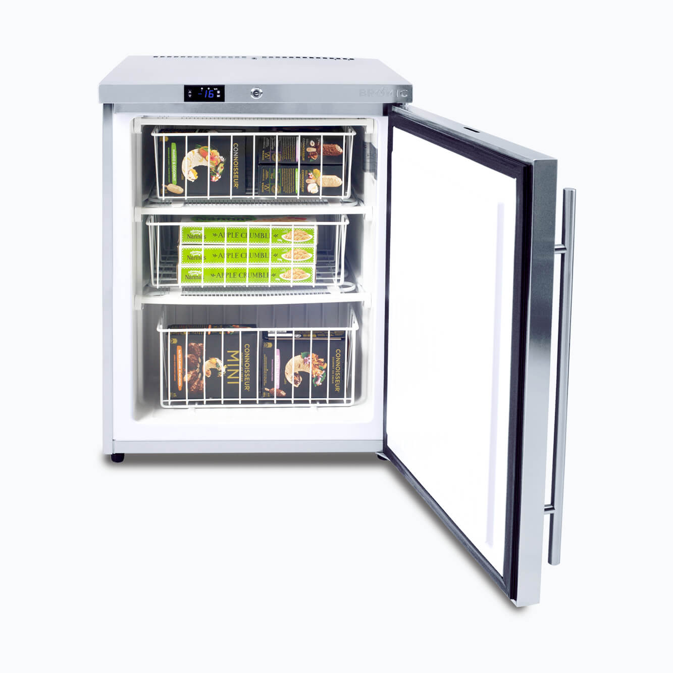 Bromic Under Bench Freezer - 115L - 1 Door - Stainless Steel