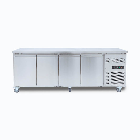 Bromic Under Bench Freezer - 553L - 4 Doors - Stainless Steel