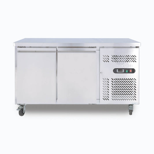 Bromic Under Bench Fridge - 282L - 2 Doors - Stainless Steel