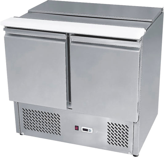 Atosa 2 DOORS SLIDING LID SALADETTE FRIDGE SIZE 900 MM  ESL3800
