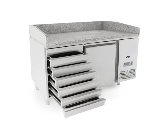 Atosa 1 DOOR PIZZA TABLE FRIDGE WITH DRAWERS 1510 MM EPF3490