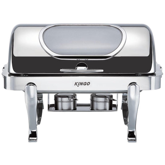 Kingo Ex-Showroom: Oblong Chafing Dish with Chrome Legs / Double KGS6801G-2
