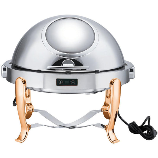 Kingo Ex-Showroom: Round Chafing Dish with Gilt Legs - KGTCS6803