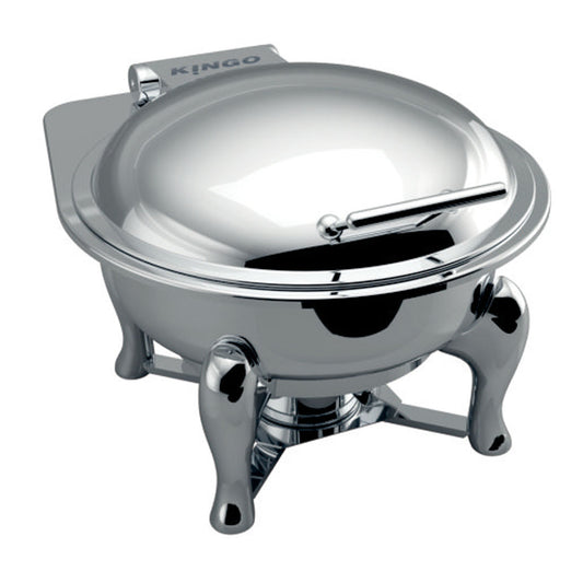 Kingo Ex-Showroom: Round Chafing Dish with Steel Lid - KGJ201G