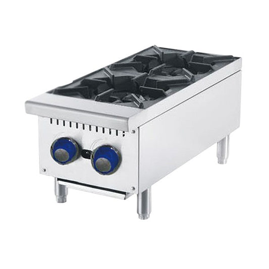 Cookrite 2 BURNER COOK TOPS W310 X D700 X H333 COOKRITE ATHP-12-2-NG