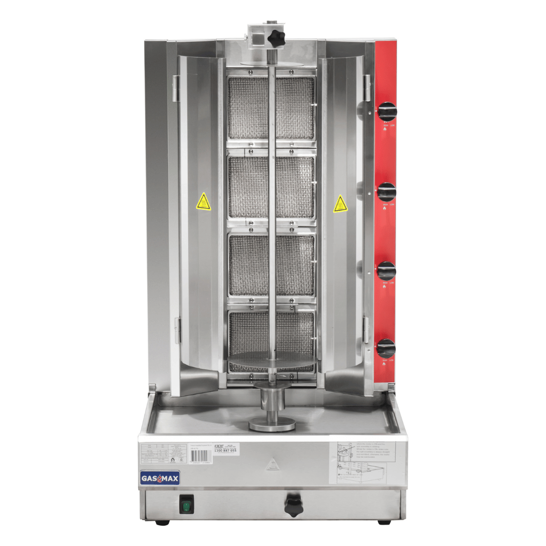 Gasmax Semi-automatic 4 Burner LPG Kebab Machine KB-4LPG