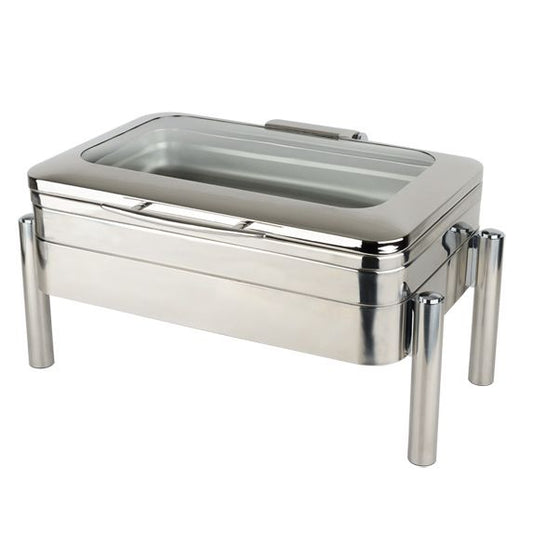 Kingo 2NDs: Oblong Chafing Dish with Glass Lid KGJ404