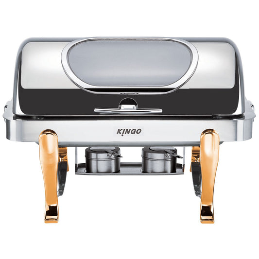 Kingo 2NDs: Oblong Chafing Dish with Gilt Legs / Single KGS6801-1