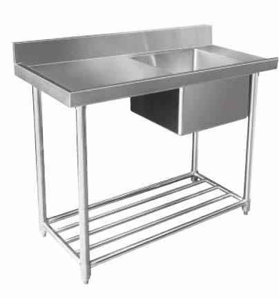 Mixrite STAINLESS STEEL DISHWASHER SINGLE INLET SINK W1200 X D600 X H900 WSS16165L