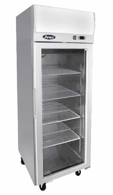 Atosa TOP MOUNTED SINGLE DOOR GLASS FRIDGE YCF9401