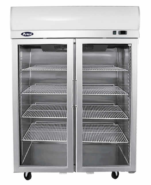 Atosa TOP MOUNTED DOUBLE DOOR GLASS FREEZER YCF9408